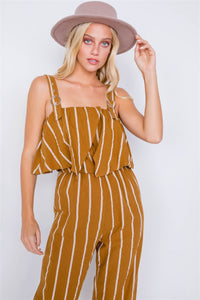 Mustard Wide Leg Jumpsuit