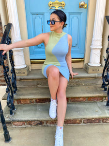 Pistachio Mini Dress