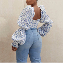 Load image into Gallery viewer, Sage Puff Sleeve Top
