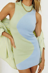 Pistachio Mini Dress